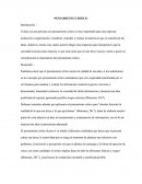 Investigacion de mercado, pensamiento crítico