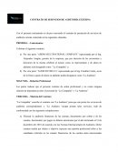 Contrato de Servicios de Auditoría