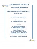 EMPRESA MANUFACTURERA DE PANTALONES DE MEZCLILLA “NUYEL”