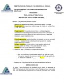 GESTION PARA EL TRABAJO Y EL DESARROLLO HUMANO