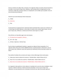 Excel se conforma de celdas. Página 1