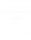 POR UNA CULTURA DE PAZ Y CONVIVENCIA EN NUESTRA SOCIEDAD