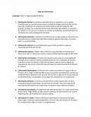 Tipos de información Empresa: Hotel St. Regis Ciudad de México