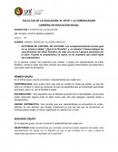 FILOSOFIA DE LA EDUCACIÓN