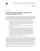 Programas de marketing multidivisionales