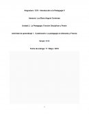 Actividad de aprendizaje 1. Cuestionario: La pedagogía en Alemania y Francia