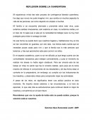 REFLEXION SOBRE LA CUARENTENA