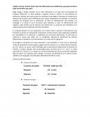 ¿Cuáles sería los factores dentro del valor diferencial que considerarían y que peso le daría a cada uno de ellos y por qué?