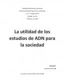 Utilidad del ADN para la sociedad