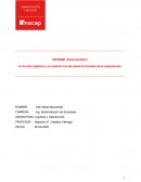 La función logística y su relación con las áreas funcionales de la organización