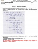 Ejercicios De Herramientas Matemáticas