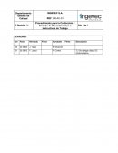 Confección de un procedimiento de calidad