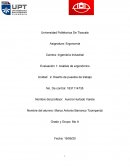 Análisis de ergonómico Unidad 2: Diseño de puestos de trabajo