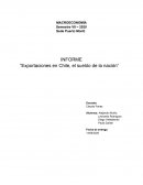 INFORME “Exportaciones en Chile, el sueldo de la nación”