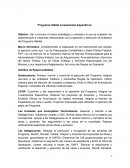 Programa Hábitat Lineamientos Específicos