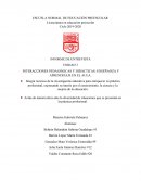 INTERACCIONES PEDAGÓGICAS Y DIDÁCTICAS: ENSEÑANZA Y APRENDIZAJE EN EL AULA.