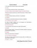 Examen de Historia