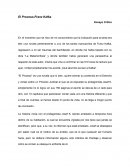 Ensayo "El Proceso" de Kafka