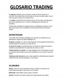 Glosario Trading y Datos para Operar