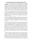 ANÁLSIS DE DOS PUNTOS DE VISTA SOBRE LA CRISIS EN CHILE
