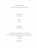 DISEÑO DE PROYECTOS UNIDAD 1: FASE 2 – PLANIFICACIÓN Y ANALISIS
