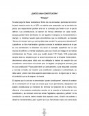 ¿Qué es una Constitución?