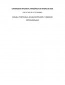 ANÁLISIS EXTERNO DE LA UNAMAD ESCUELA DE ADMINISTRACIÓN Y NEGOCIOS INTERNACIONALES