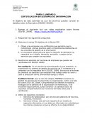 CERTIFICACION EN SISTEMAS DE INFORMACION