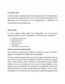 ¿Qué es la estructura organizacional?