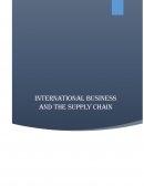 “INTERNATIONAL BUSINESS AND THE SUPPLY CHAIN”
