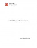 Análisis del discurso de dos líderes relevantes