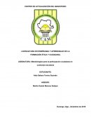 Metodologías para la participación ciudadana en contextos escolares