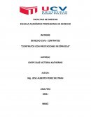 Contratos con prestaciones recíprocas