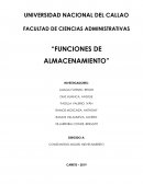 Funciones de almacenamiento