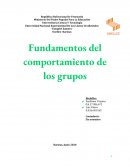 Fundamendos del comportamiento de los grupos