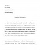 Fundamentos Administrativos