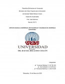 ASPECTOS SOCIALES, ECONÓMICOS, INSTITUCIONALES Y ECOLÓGICAS DEL DESARROLLO SUSTENTABLE