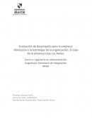 Evaluación de desempeño para la empresa: Alineación a la estrategia de la organización. El caso de la empresa Caja Los Andes