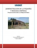 Proyecto de Inversión: La Palapa del Chano