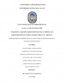 La capacitación, el compromiso organizacional y su impacto en la productividad laboral