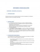 INFORME CONSOLIDACIÓN. ATENCIÓN : DON JOSÉ LAS LILAS SA