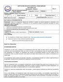 GUÍA DIDÁCTICA Asignatura: Biología