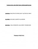 GESTION DE RRHH. RECLUTAMIENTO, SELECCIÓN Y PROMOCION