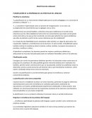 PLANIFICACIÓN DE LA ENSEÑANZA DE LAS PRÁCTICAS DEL LENGUAJE