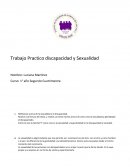 Trabajo Practico discapacidad y Sexualidad