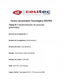 Implementación de acciones gerenciales