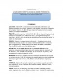 NUTRICION .VITAMINAS