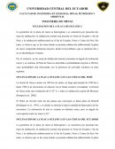 INCLINACION DE LA PLACA DE OCEANICA