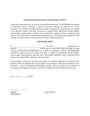 Hoja de identificación del grupo de riesgo asociado al COVID 19