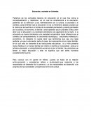 Educación y sociedad en Colombia